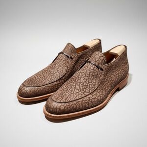 Maison Koly X Enzo Bonafe Kanata boots Suede bison leather